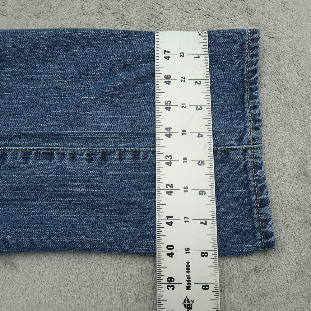 American Eagle Jeans Mens Size 33x34 Blue Original Straight 100% Cotton Denim - Picture 5 of 16